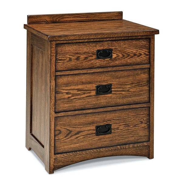 Intercon Furniture Oak Park 3-Drawer Nightstand OP-BR-5803-MIS-C IMAGE 1