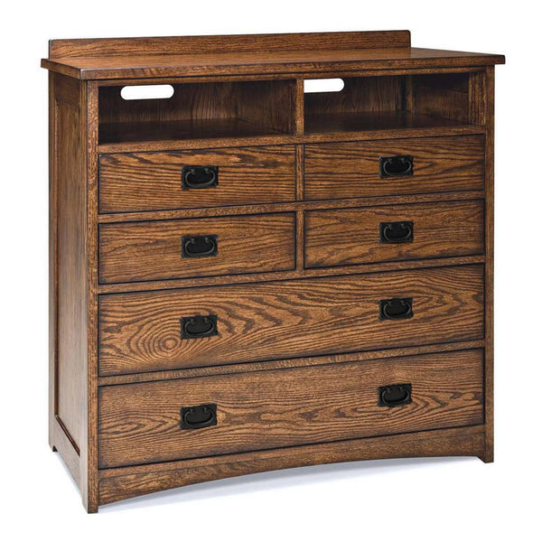 Intercon Furniture Oak Park 6-Drawer Media Chest OP-BR-5806MC-MIS-C IMAGE 1