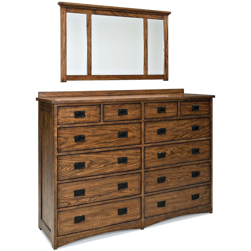 Intercon Furniture Oak Park 12-Drawer Dresser OP-BR-5812-MIS-C IMAGE 2