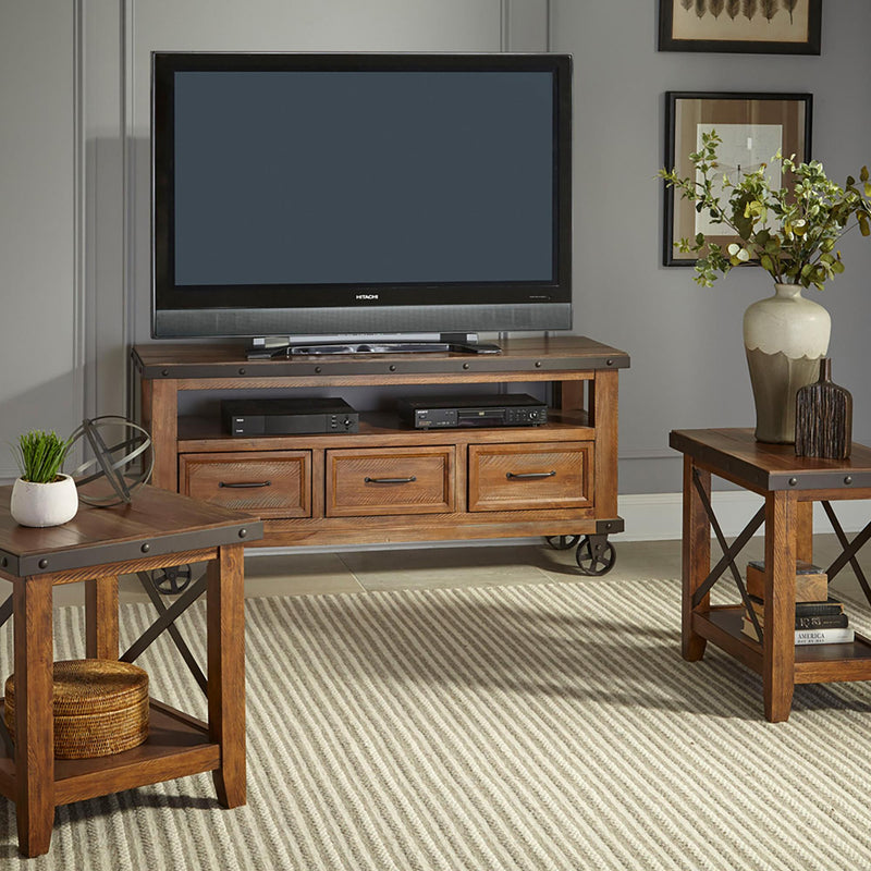 Intercon Furniture Taos TV Stand TS-HT-6019-CYB-C IMAGE 2