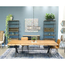  LH Imports Live Edge Dining Table with Trestle Base LOF012S IMAGE 8