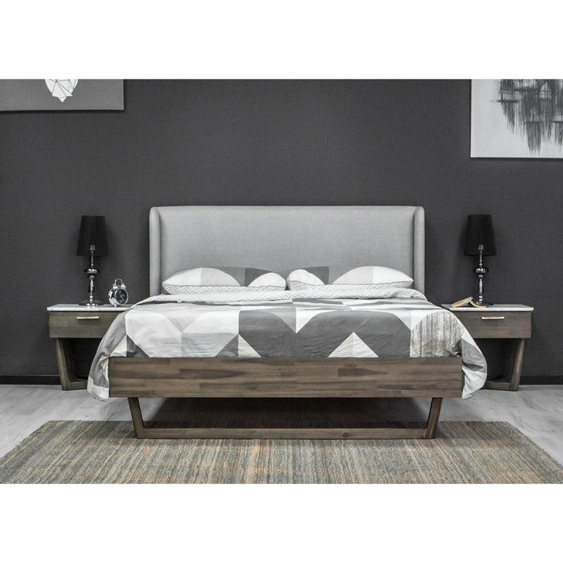 LH Imports Aura Queen Upholstered Platform Bed ARA001Q IMAGE 10