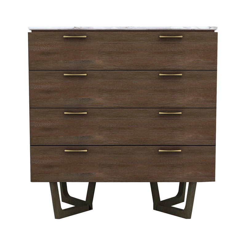 LH Imports Aura 4-Drawer Chest ARA004 IMAGE 1