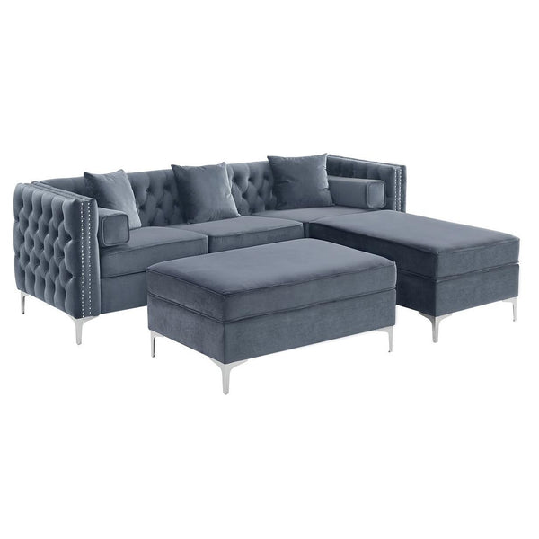 IFDC Fabric 2 pc Sectional IF 9280 IMAGE 1