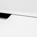 Monarch I 7554 Computer Desk - White/White Metal IMAGE 6