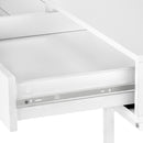 Monarch I 7554 Computer Desk - White/White Metal IMAGE 7