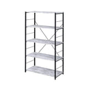 Acme Furniture Tesadea 92777 Bookshelf - Weathered White IMAGE 2