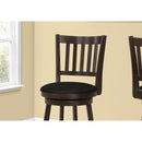 Monarch I 1236 Swivel Bar Stool - Espresso/Black IMAGE 3