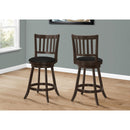 Monarch I 1237 Swivel Counter Stool - Espresso/Black IMAGE 2