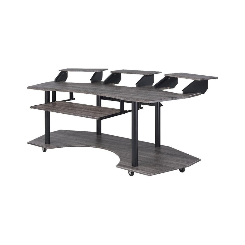 Acme Furniture Eleazar 92895 83" Music Desk - Black IMAGE 2