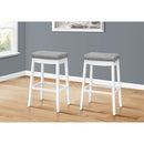 Monarch I 1262 Bar Stool - Grey/White IMAGE 2