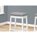 Monarch I 1262 Bar Stool - Grey/White IMAGE 3