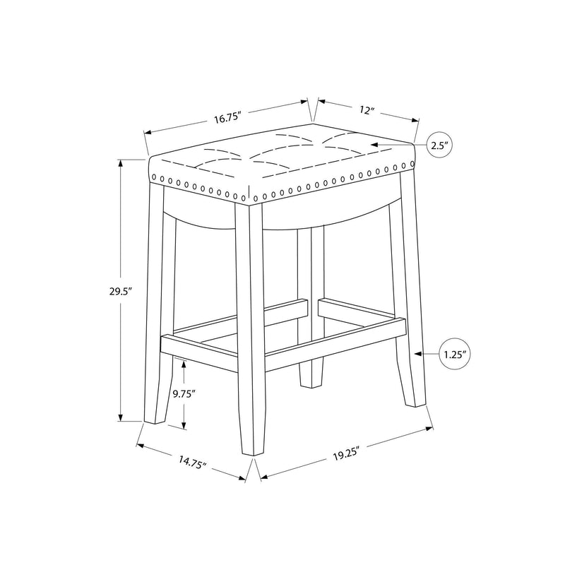 Monarch Pub Height Stool I 1262 IMAGE 5