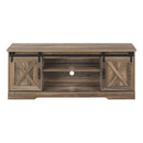 Monarch I 2748 60" TV Stand - Brown Reclaimed-Look IMAGE 3