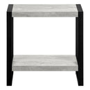 Monarch I 2857 Accent Table - Gray Reclaimed Wood-Look/Black Metal IMAGE 4
