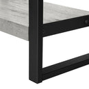 Monarch I 2857 Accent Table - Gray Reclaimed Wood-Look/Black Metal IMAGE 7