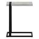 Monarch I 2858 Accent Table - Gray Reclaimed Wood-Look/Black Metal IMAGE 2