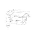 Monarch I 2860 Coffee Table - Black Reclaimed Wood-Look/Black Metal IMAGE 10