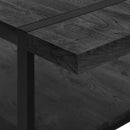 Monarch I 2860 Coffee Table - Black Reclaimed Wood-Look/Black Metal IMAGE 6