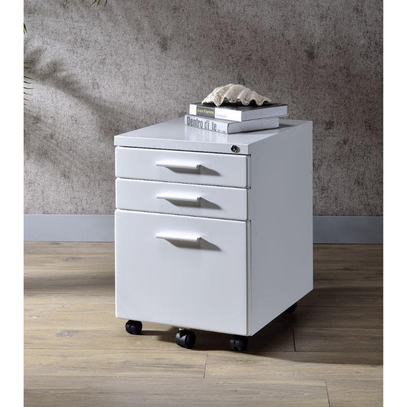 Acme Furniture Peden 92882 File Cabinet - White IMAGE 4