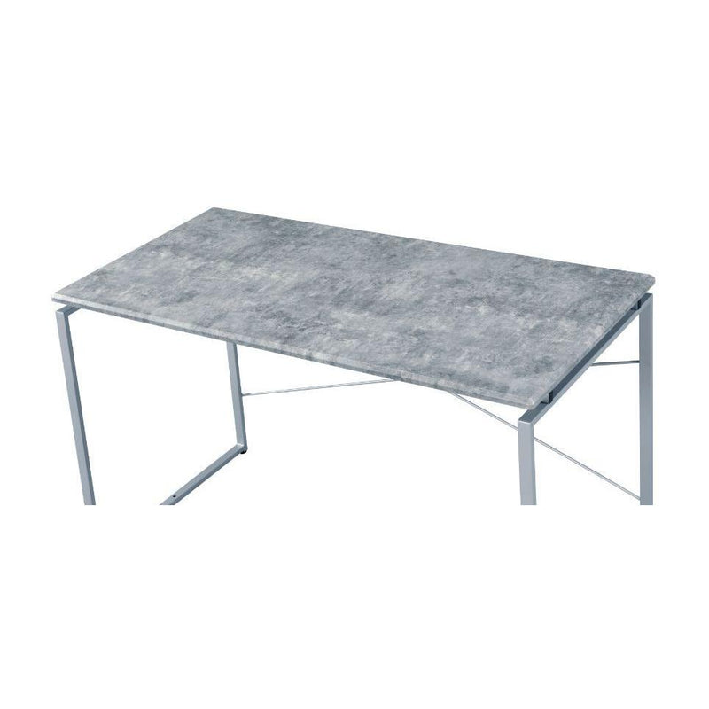 Acme Furniture Jurgen 92905 Desk - Faux Concrete IMAGE 3