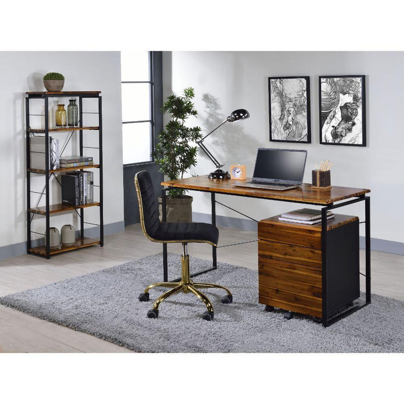 Acme Furniture Jurgen 92912 Bookshelf - Oak IMAGE 4