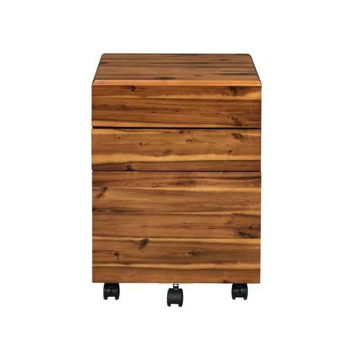 Acme Furniture Jurgen 92913 File Cabinet - Oak IMAGE 2
