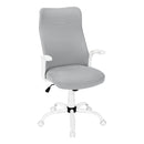 Monarch I 7324 Office Chair - White/Grey Fabric IMAGE 1