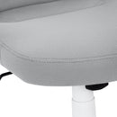 Monarch I 7324 Office Chair - White/Grey Fabric IMAGE 7