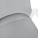 Monarch I 7324 Office Chair - White/Grey Fabric IMAGE 8