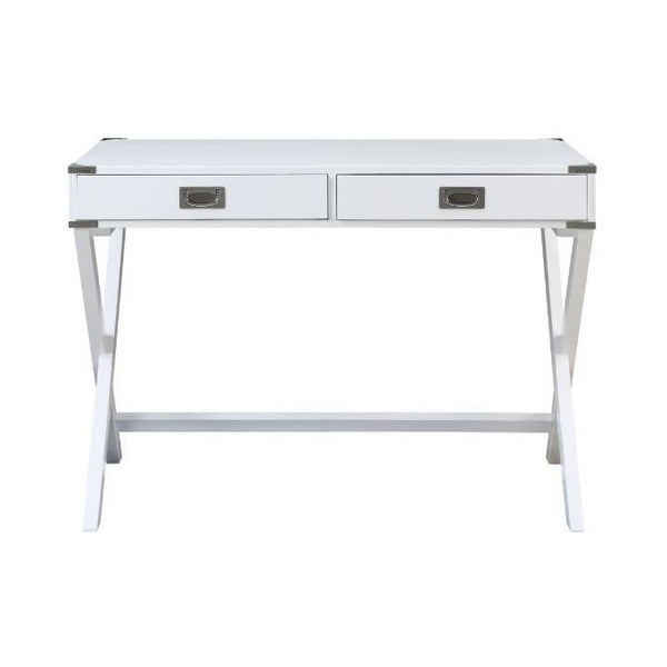 Acme Furniture Amenia 93005 Writing Desk - White IMAGE 1