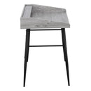 Monarch I 7541 Computer Desk - Grey/Black Metal IMAGE 4
