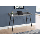 Monarch I 7541 Computer Desk - Grey/Black Metal IMAGE 8