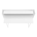 Monarch I 7545 Computer Desk - White/White Metal IMAGE 5