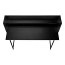 Monarch I 7547 Computer Desk - Black/Black Metal IMAGE 5