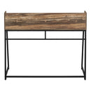 Monarch I 7548 Computer Desk - Brown Reclaimed Wood/Black Metal IMAGE 4