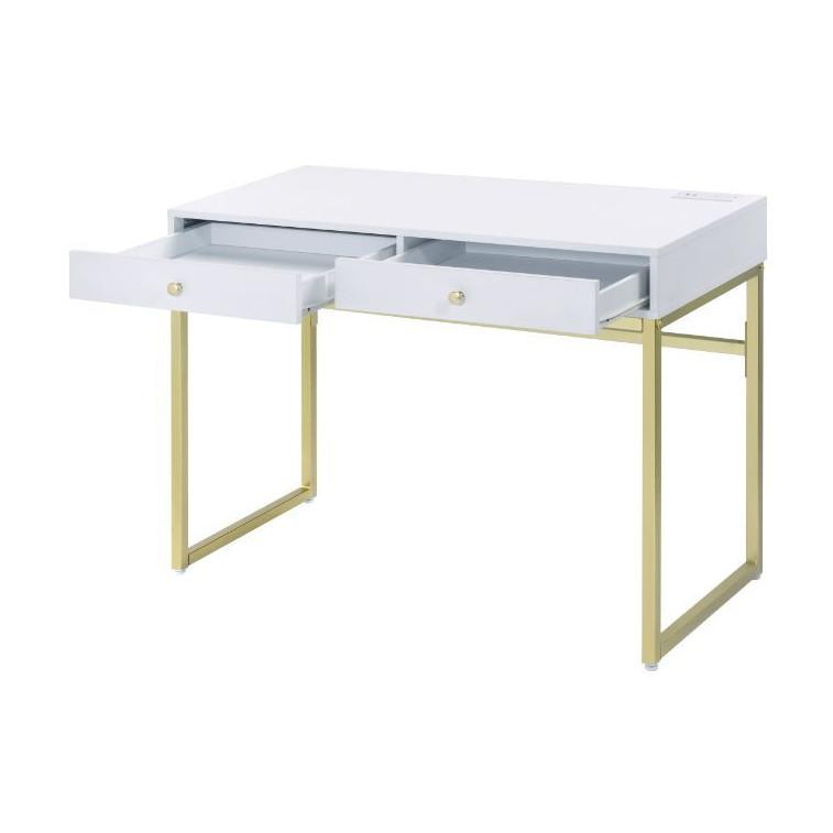 Acme Furniture Coleen 93052 Desk - White IMAGE 3