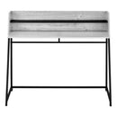 Monarch I 7551 Computer Desk - Grey/Black Metal IMAGE 2