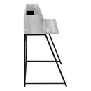 Monarch I 7551 Computer Desk - Grey/Black Metal IMAGE 3