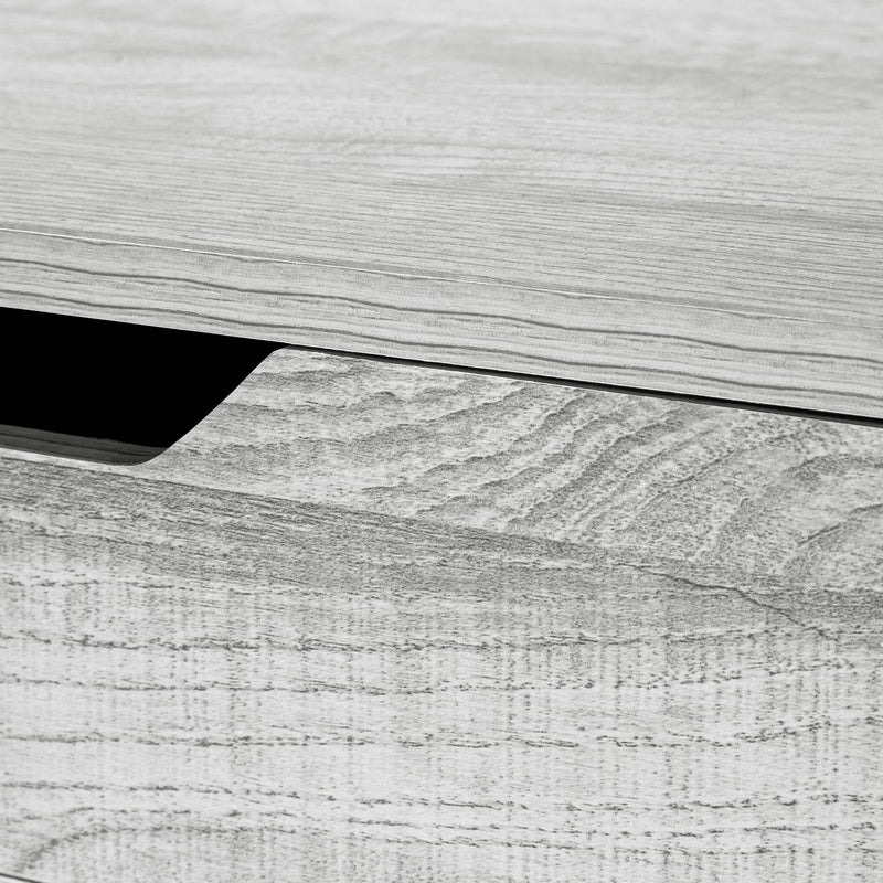 Monarch I 7553 Computer Desk - Grey/Black Metal IMAGE 6