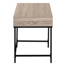 Monarch I 7555 Computer Desk - Dark taupe/Black Metal IMAGE 3