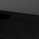 Monarch I 7556 Computer Desk - Black/Black Metal IMAGE 6