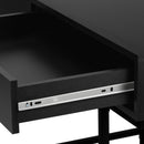 Monarch I 7556 Computer Desk - Black/Black Metal IMAGE 7