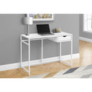 Monarch I 7570 Computer Desk - White/White Metal IMAGE 2