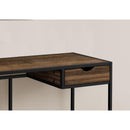 Monarch I 7574 Computer Desk - Brown Reclaimed Wood/Black Metal IMAGE 3
