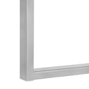 Monarch I 7633 Computer Desk - White/Grey Concrete/Silver Metal IMAGE 8