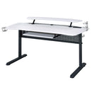 Acme Furniture Vildre 93134 Gaming Table - White IMAGE 2