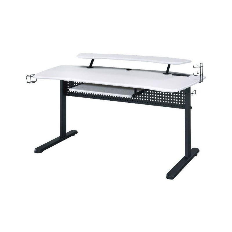 Acme Furniture Vildre 93134 Gaming Table - White IMAGE 2