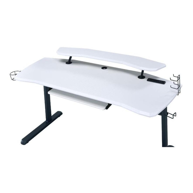 Acme Furniture Vildre 93134 Gaming Table - White IMAGE 4