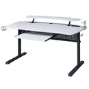 Acme Furniture Vildre 93134 Gaming Table - White IMAGE 6